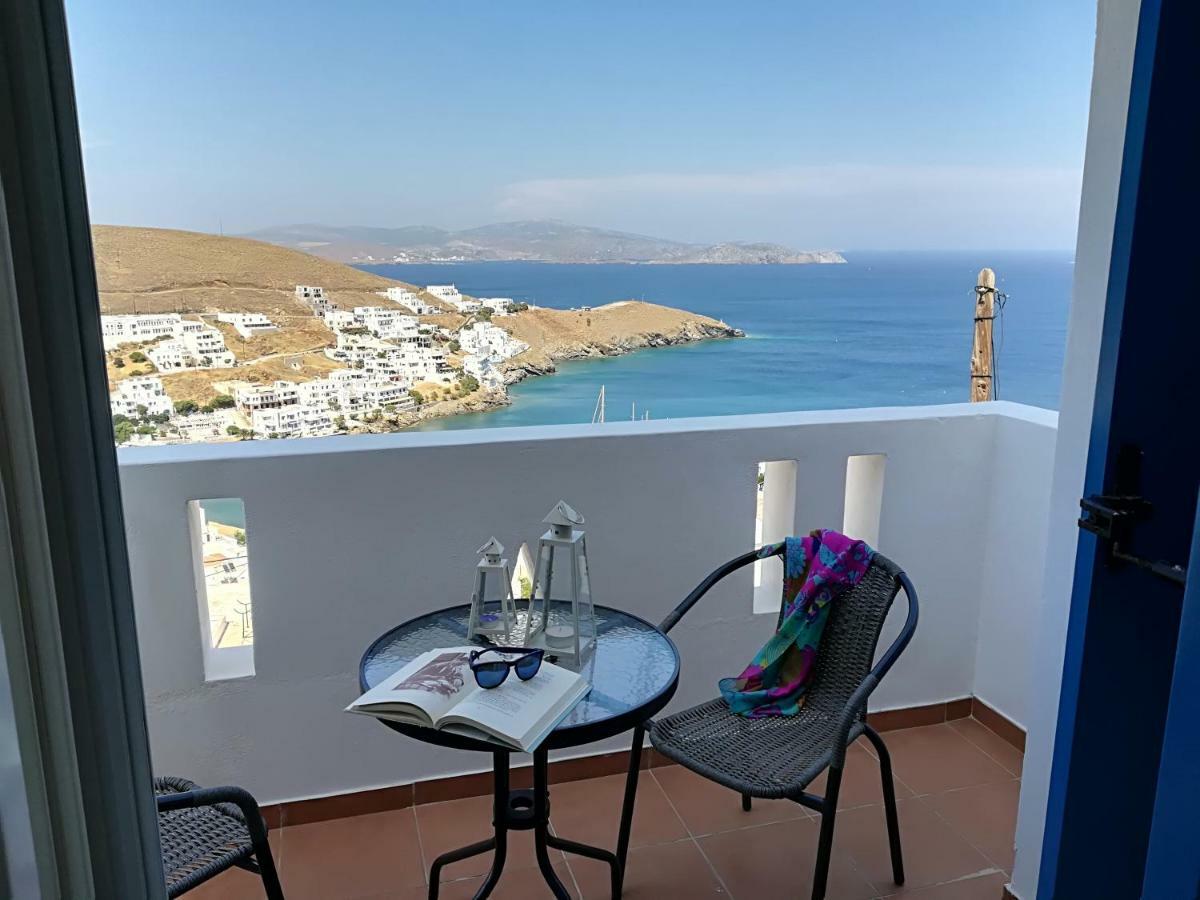 Ferienwohnung Θέαστρον - Theastron House With Great View In Chora Pera Gyalos Exterior foto