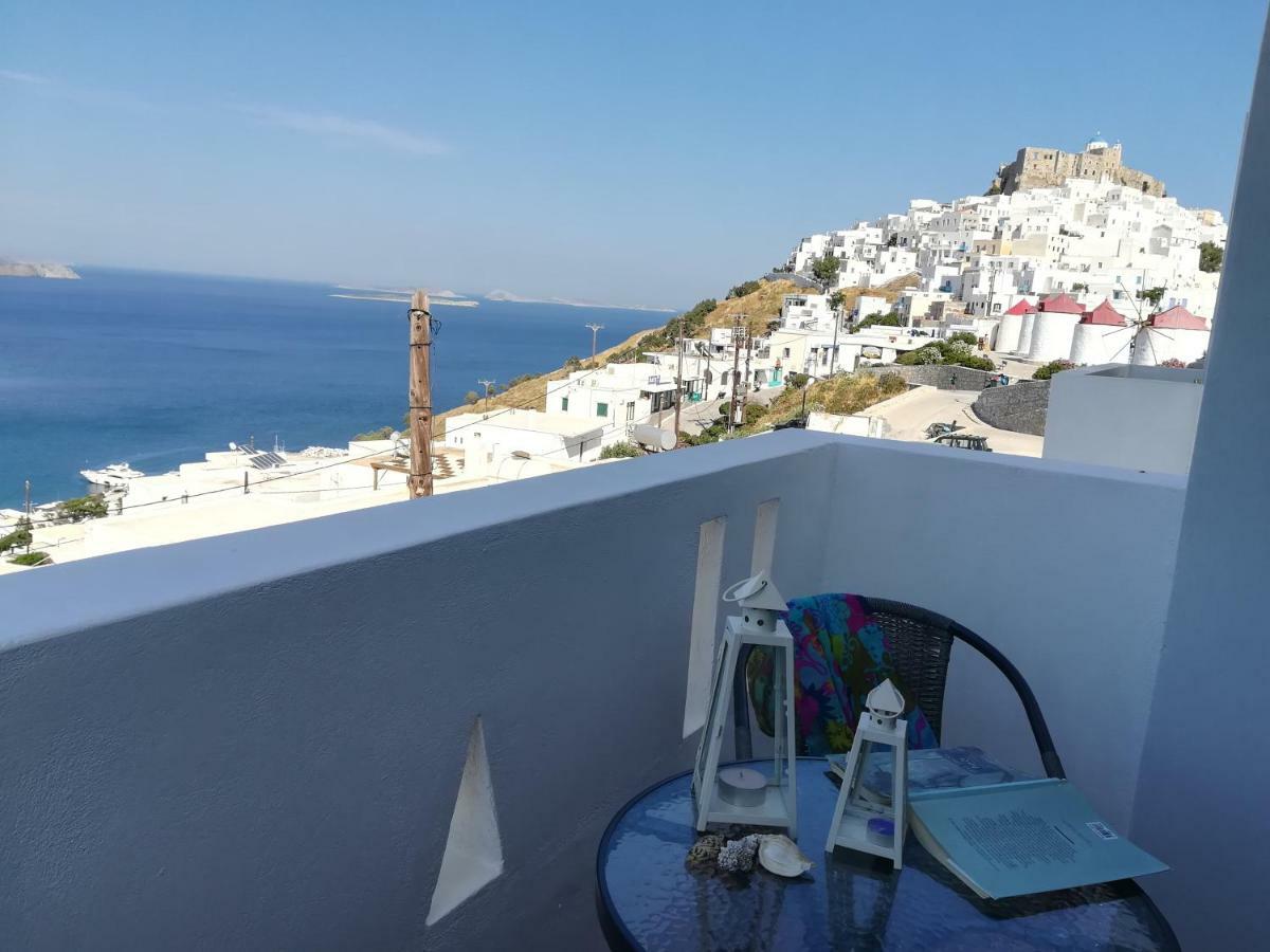 Ferienwohnung Θέαστρον - Theastron House With Great View In Chora Pera Gyalos Exterior foto